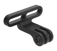 Alomejor Soporte para Vástago de Manillar de Bicicleta, Soporte para Cámara de Aleación de Aluminio para Cámaras Deportivas y Luces de Bicicleta, con Resistente Acero Inoxidable 304,