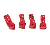 Alomejor Soportes de Enlace RC, Soportes Anti-Squat Mecanizados en CNC de Aleación de Aluminio para Eje Trasero Axial SCX10 II AR44, con Múltiples ángulos para Optimizar la de Elevación (Rojo)