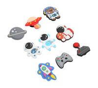 Alomejor Space Planet Cartoon PVC Shoe Charm para Zapatos DIY, 50 Piezas de Decoración de Zapatos de Color Brillante para la Vida Diaria
