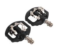 Alomejor SPD Multi Cykel Pedal Use Pedales Dobles, Transformación Fácil de Sellado para un Ciclo de Carretera, Adecuado para Bloquear Zapatos y un CóModo Modo Plano