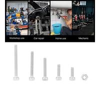 Alomejor Stainless Steel Screw Kit, M2 Hex Socket Components