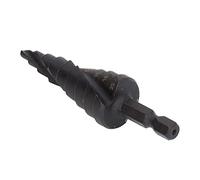 Alomejor Step Drill Bit, High Speed Steel with 118° Tip (9 pasos (4-20 mm))