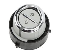 Alomejor Sunroof Switch Car Botón de Techo Solar Control de Techo Solar para el Asiento 2011-2019 con ABS Metal Black Silver 1K9959561 1K9 959 561