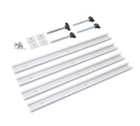 Alomejor T Track and Slider Kit, Durable Aluminum for Flexibility