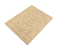 Alomejor Tablero de Cuentas con Diseño de Collar para Fabricación de Joyas 28,5x38 Cm Bambusoideae Herramienta Perfecta para Proyectos de Cuentas y Regalos