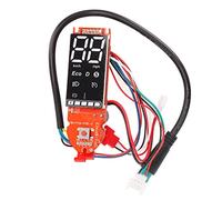 Alomejor Tablero de Instrumentos de Scooter Eléctrico, Placa de Circuito de Instrumentos Multifunción de Scooter de Metal con Pantalla de Datos Clara