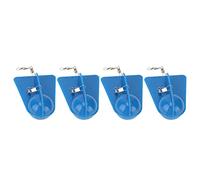 Alomejor Tablero de Pesca Duradera: Tablero de Divulgación para Pesca Profunda, 4 Piezas de Cebo Azul para Botas Trolling