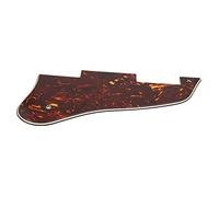 Alomejor Tablero de Protección Pickguard de Guitarra para ES-335 Accesorio de Guitarra Negro Negro de Scratchresistante para Jugadores PVC Red 180 X 80mm