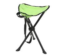 Alomejor Taburete de Trípode para Exteriores, Silla de Trípode de 3 Patas con Rodamiento de Carga de 200KG, Silla Plegable Portátil para Pesca, Camping, Picnics(Verde)