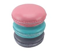 Alomejor Taburete para Zapatos de Comida, Reposapiés Ergonómico Bonito para Sala de Estar, Dormitorio, Galletas de Macarrón de Resina en Forma para Niños