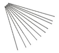 Alomejor Taladro de Vástago Recto HSS Extralargo de 10 Piezas Diseñado para una Perforación Eficiente en Metales No Ferrosos