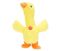 Alomejor Talking Singing Duck Toy, Interactive Dancing Plush with Music y Walking Action, Electric Animated Baby Toy for Kids Age