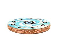 Alomejor Tambor de Mar de 12 Pulgadas, Tambor de Olas de Madera con Sonido Realista de Agua Fluyendo, para Meditación Yoga Viaje