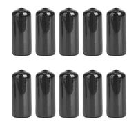 Alomejor Tapa de Punta de Billar Cue 10pcs Punta de Billar Pool Cubierta de Goma Tacos de Billar Tapa de protección (13mm)