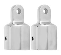 Alomejor Tapa del Extremo del Ojo del Barco Accesorio del Extremo del Ojo del Acero Inoxidable para el Hardware de Montaje de la Tapa Superior del Bimini del Barco 22 mm 25 mm(25mm)