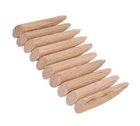 Alomejor Tapón de Agujero de Bolsillo de Madera, Accesorio de Plantilla Duradero e Inodoro para Tareas de Carpintería de Precisión, 50 Uds. (Roble)