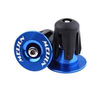 Alomejor Tapones de Extremo de Barra de Bicicleta de 2 Piezas Tapones de Extremo de Manillar de Bicicleta de aleación de Aluminio Colorido (Azul)