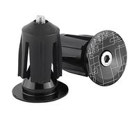 Alomejor Tapones de Extremo de Manillar de Bicicleta de Aleación de Aluminio de Alta Resistencia para una Mejor Experiencia de Conducción (BLACK)