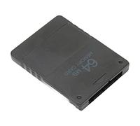 Alomejor Tarjeta de Memoria para Consola de Juegos para, Tarjeta de Almacenamiento Duradera 2 en 1 de Gran Capacidad para Jugadores, ABS Negro, Plug and Play, 1 Unidad (64MB)