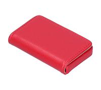 Alomejor Tarjetero de Visita Diseño Elegante Gran Capacidad para Gerentes de Oficina Cuero de PU Portátil para Hombres y Mujeres (001#)