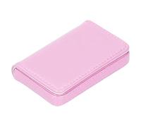 Alomejor Tarjetero de Visita Diseño Elegante Gran Capacidad para Gerentes de Oficina Cuero de PU Portátil para Hombres y Mujeres (001#)