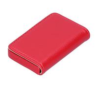 Alomejor Tarjetero de Visita Diseño Elegante Gran Capacidad para Gerentes de Oficina Cuero de PU Portátil para Hombres y Mujeres (001#)