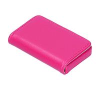 Alomejor Tarjetero de Visita Diseño Elegante Gran Capacidad para Gerentes de Oficina Cuero de PU Portátil para Hombres y Mujeres (001#)