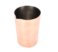 Alomejor Taza de Cóctel de Acero Inoxidable 304, Elegante Taza Agitadora para Bar, Fiesta, Herramienta de Barman, Capacidad de 500 Ml, Plateada (Oro rosa)