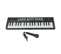 Alomejor Teclado de Piano Electrónico Portátil para Niños de 37 Teclas, con Micrófono, 10 Tonos 8 Ritmos 8 Demostraciones 5 Percusiones, para Niños Regalo de Aprendizaje Musical de 3 a 6