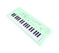 Alomejor Teclado Musical BF-3738C, Piano Eléctrico de Plástico con 37 Teclas, Cuenta con 2 Tonos y 16 Canciones, Ideal para Principiantes y Niños (GREEN)