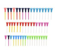 Alomejor tee de Silicona Suave Duradera de Doble Capa para Entusiastas del 50 Piezas 3,27 Pulgadas Protección del Medio Ambiente No Tóxica