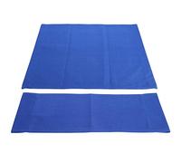 Alomejor Tela de Repuesto para Silla de Director, Duradera, para Suministros de Fotografía, Suministros de Tela, 1 Juego para Uso Diario, Azul, Colorido, Blanco, Negro, 2 Telas para Asiento y