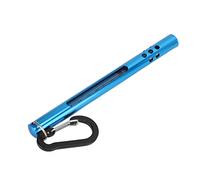 Alomejor Termómetro de agua de pesca con mosca, herramienta de aluminio fácil de transportar para mediciones precisas de la temperatura del arroyo, rango de 0 a 40 ℃, longitud de 5,9 pulgadas (BLUE)