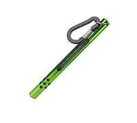 Alomejor Termómetro de agua de pesca con mosca, herramienta de aluminio fácil de transportar para mediciones precisas de la temperatura del arroyo, rango de 0 a 40 ℃, longitud de 5,9 pulgadas (GREEN)