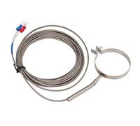 Alomejor Termopar Tipo K, Sensor de Temperatura de Acero Inoxidable con Respuesta Rápida y Alta Sensibilidad para Medición de hasta 752 F, Ideal para Aplicaciones Industriales (#3)