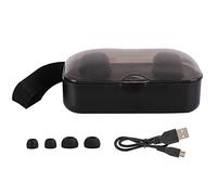 Alomejor TI8S Auriculares Inalámbricos Bluetooth Diseño Ergonómico con Caja de Carga para Deportes y Actividades Al Aire Libre Negro Portátil Mini 2 Unidades (Black)