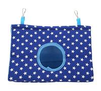 Alomejor Tienda Colgante para Pájaros, Cálida Franela, Cama para Dormir para Periquitos, Periquitos, Jaula para Pájaros a Prueba de Viento, Casa Nido para Invierno, Material de Lona Duradero (Tipo 2)