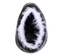 Alomejor Tienda de Campaña Cálida de Felpa para Mascotas, para Gatos y Perros, Diseño Semicerrado para Siestas Acogedoras, Cama Universal para Mascotas para Todas Las Estaciones para Mayor Comodidad