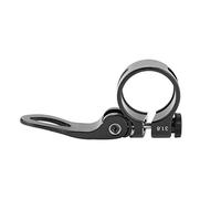 Alomejor Tija de sillín Abrazadera de aleación de Aluminio de liberación rápida 31.8mm para Bicicleta de Carretera(31.8mm-Black)