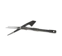 Alomejor Tijeras, Aguja de Pelo de Metal para Máquina de Mechones de Mano, Ideal para Proyectos de Fabricación de Alfombras y Tapetes (metales 2)