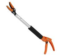 Alomejor Tijeras de Podar para Frutas y Jardín, Herramienta de Jardín de Aleación de Aluminio de Alta Dureza para Ramas de Melocotón, Tijeras de Frutas de Color Naranja de 11,1 Oz y 2 Pies para