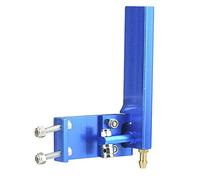 Alomejor Timón RC Timón de Barco RC de Aluminio 75 Mm con Entrada de Recogida de Agua Aleación CNC 6061 para Barco Eléctrico y Motor de Dirección de de Metanol Enfriamiento (Humildad)