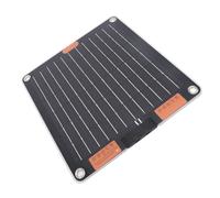 Alomejor TIPO Cargador Dual Portátil del Panel Solar 20W C para el Diseño Ultra Fino Ligero del Viaje que Acampa