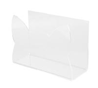 Alomejor Titular de Correo de Acrílico Transparente Organizador de Escritorio Elegante para la Escuela de Oficina en Casa para Escritorio Titular de Correo de Acrílico