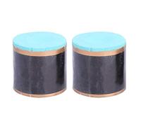 Alomejor Tiza para Billar,Antideslizante Tiza de Punta de Taco Recubrimiento Suave Uniforme 2 Piezas Color Verde for Jugadores Profesionales Aficionados y torneos de Pool Snooker