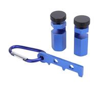 Alomejor Tope Cuadrado de Marco Antideslizante de Aleación de Aluminio para Medidor de Escalera de Carpintería con Viga, Diseño Hexagonal, Compacto y Portátil para Trabajos de Carpintería
