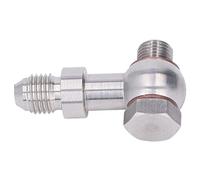 Alomejor Tornillo de Banjo/bloqueo de Banjo de Línea de Aceite Ajuste de la Manguera Turbo- para el Motor EVO 1-10 4G63T 4B11T, Precisión Editada para Fanáticos de las Carreras Editado