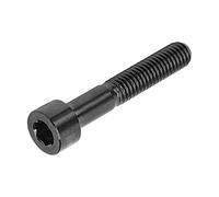 Alomejor Tornillo de bicicleta de alta longitud ligero y portátil para bicicleta de montaña de aleación de titanio M6 x 30 mm tornillo de bicicleta (BLACK)