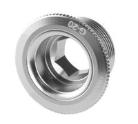 Alomejor Tornillo de BielaPerno de Biela para Shimano,Perno de Biela ParaTornillo de BielaPerno de Biela de 16,75 MmPerno de Biela para Cascos para Adultos Shimano (Blanco Plateado)