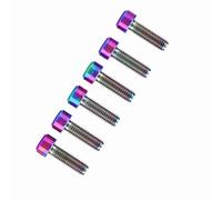 Alomejor Tornillo de vástago de Bicicleta de aleación de Titanio para vástago de Bicicleta de montaña Ultraligero para vástago de Bicicleta de montaña (Multicolor)